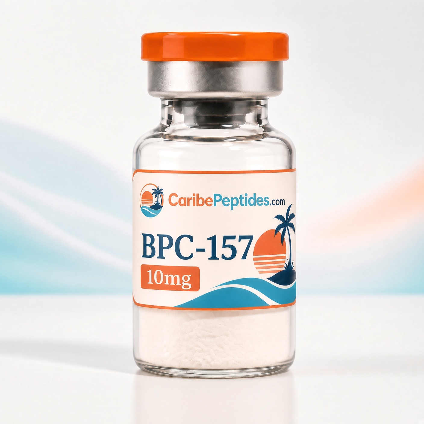 BPC157 10mg peptide vial — CaribePeptides Puerto Rico