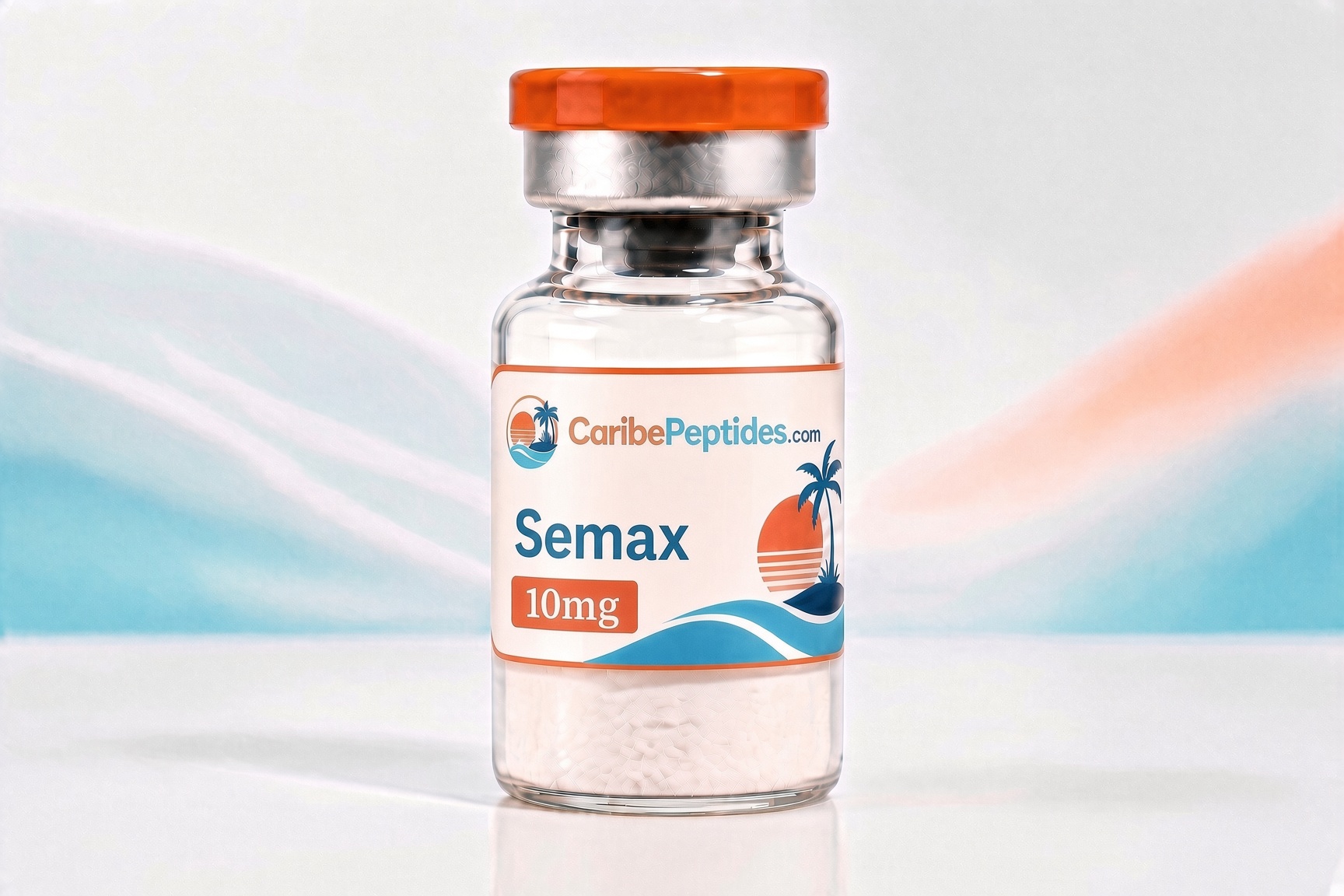 Semax: Sealed 10mg Vial, Front Label Visible — CaribePeptides Puerto Rico
