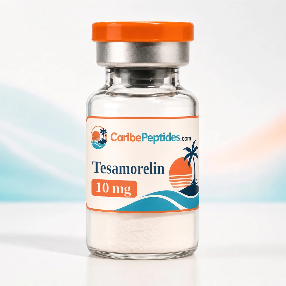 Tesamorelin 10 mg — vial, CaribePeptides Puerto Rico