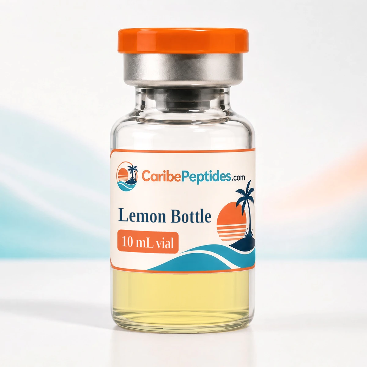 Lemon Bottle 10 mL vial — vial, CaribePeptides Puerto Rico